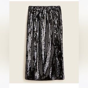 J crew midi-ish sequin skirt